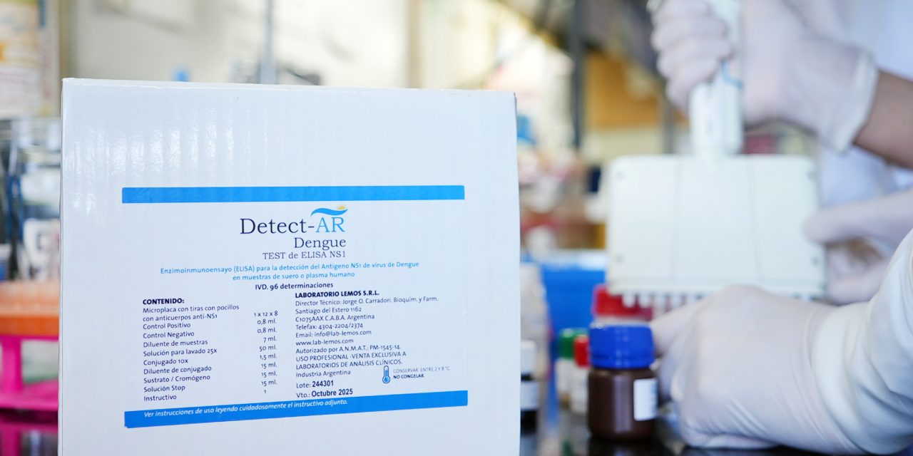 Centro nacional de referencia confirma el excelente desempeño del kit Detect-Ar Dengue